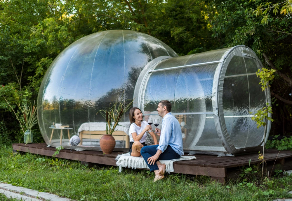 outdoor garden bubble tent